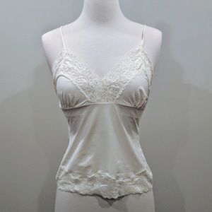 Feminine lace cream cami